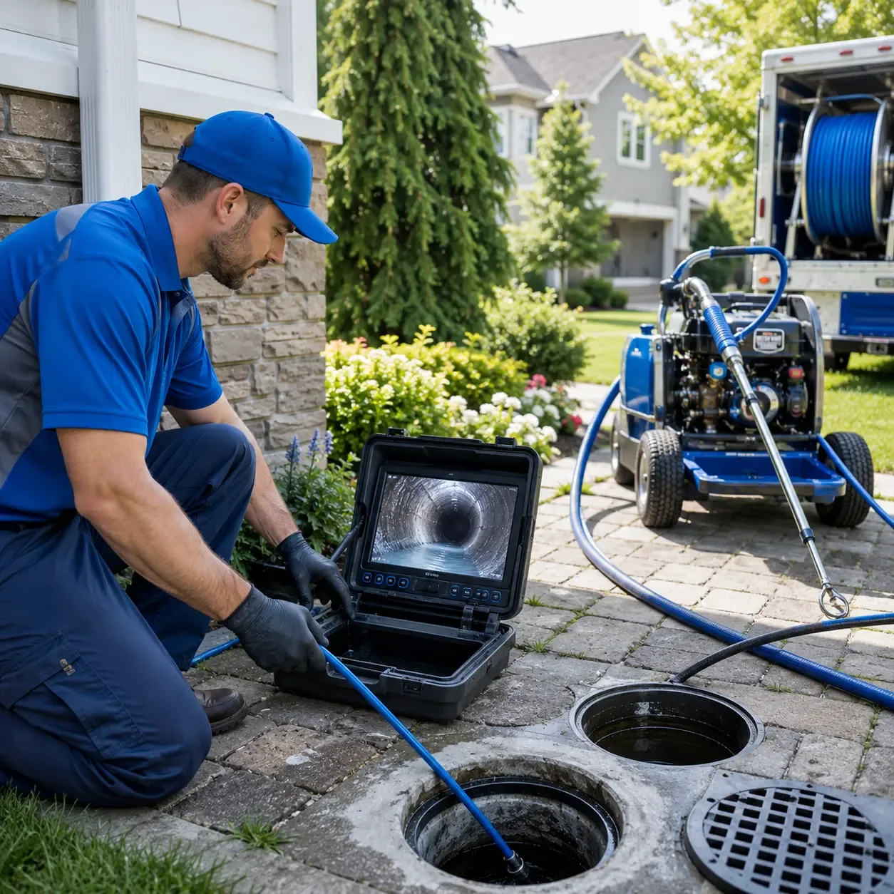 Outdoor drain cleaning professionals serving Albany, OH